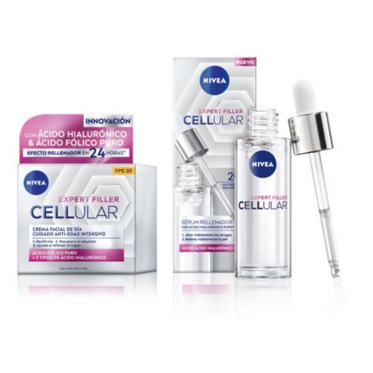 NIVEA - Rutina Facial de Día Cellular Expert Filler Nivea
