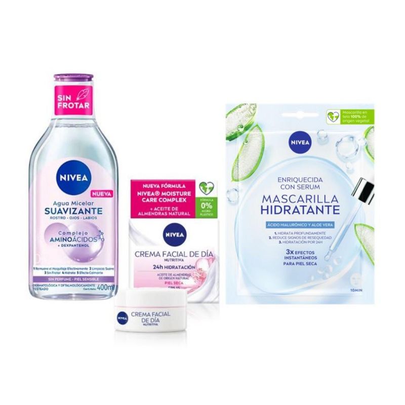 NIVEA - Rutina Facial Hidratante Nivea