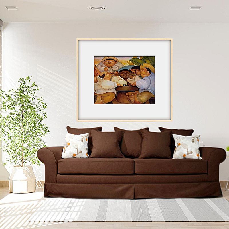 MUNDO LIVING - Sofa 3 cuerpos Mambo Cafe con Resortes Pocket Spring