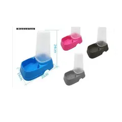 GENERICO - Alimentador Automático Para Mascotas 15L Negro