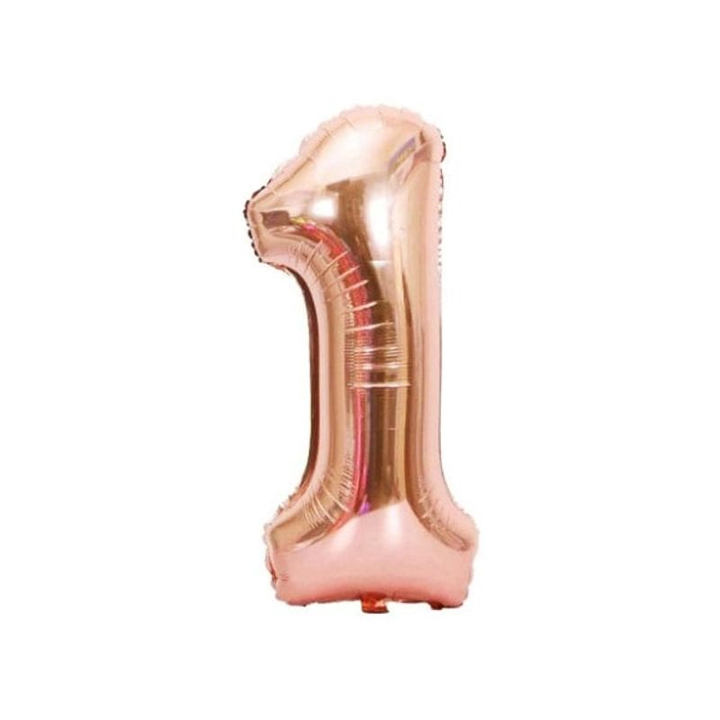 GENERICO - GLOBO METALICO 32 ROSE GOLD N 1