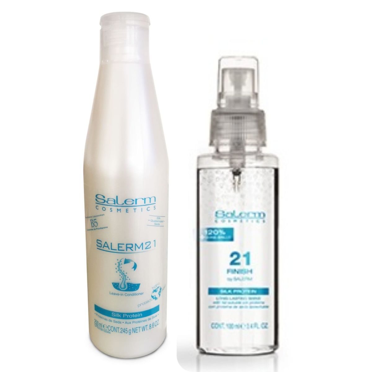 SALERM - Salerm 21 Acondicionador + Spray Finish Iluminador Capilar