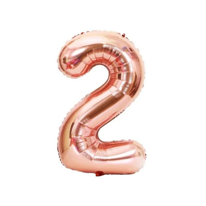 GENERICO - GLOBO METALICO 32 ROSE GOLD N 2