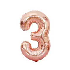 GENERICO - GLOBO METALICO 32 ROSE GOLD N 3