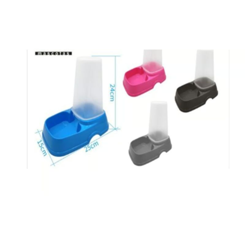 GENERICO - Alimentador Automático Para Mascotas 15L Azul