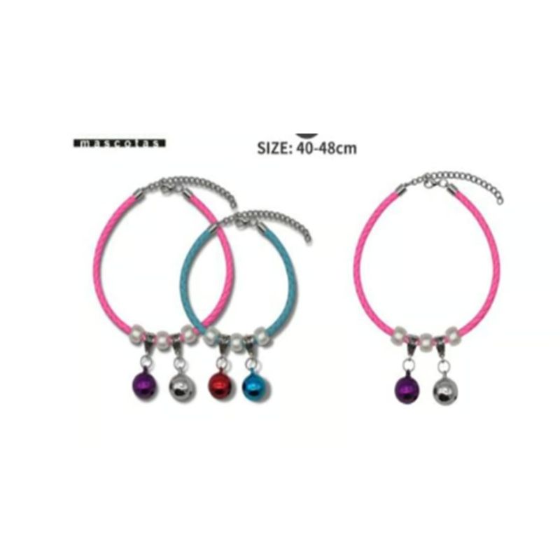 GENERICO - Collar Para Gato Talla L 40-48cm Color Rosa