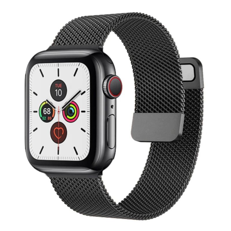 GENERICO - Correa para Apple Watch 46 45 44mm Malla Magnética Negra
