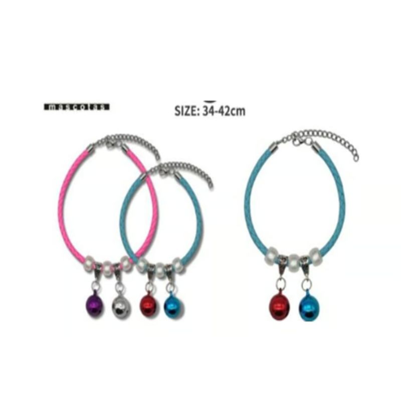 GENERICO - Collar Para Gato Talla M 34-42cm Color Azul