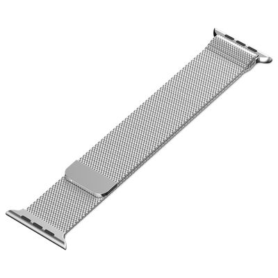 Imagen 2 del producto Correa para Apple Watch 46 45 44mm Malla Magnética Plata