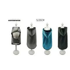 GENERICO - Ropa Para Perros Capucha Color Azul Talla S 25cm