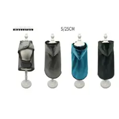 GENERICO - Ropa Para Perros Capucha Color Gris Talla S 25cm