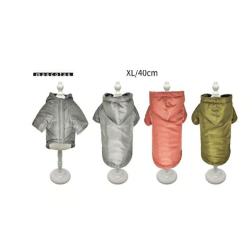 GENERICO - Ropa Para Perros Capucha Color Coral Talla XL 40cm