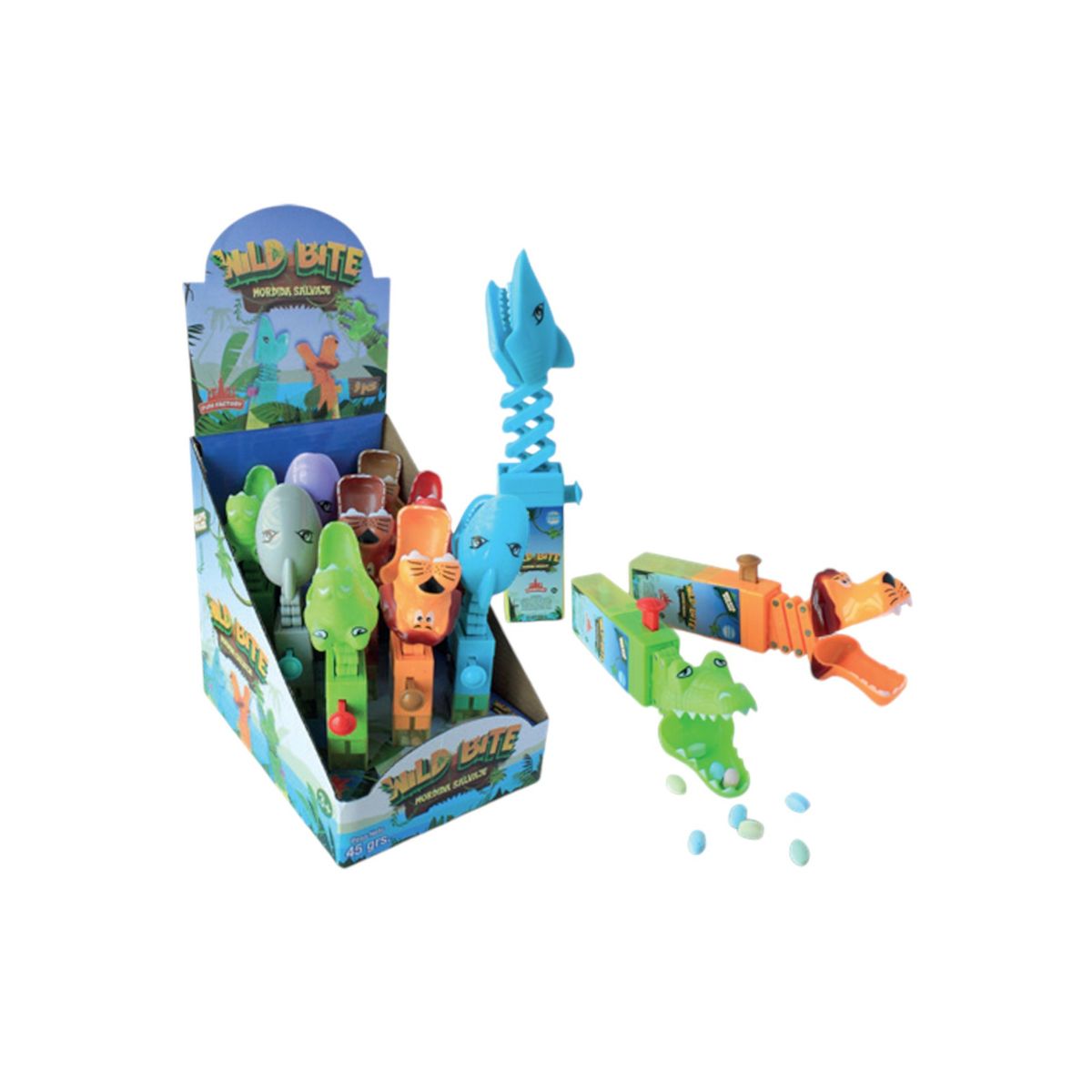 FUN FACTORY - Pack 9 Juguetes + Dulce Sorpresa Cumpleaños Mordida Salvaje FUN FACTORY