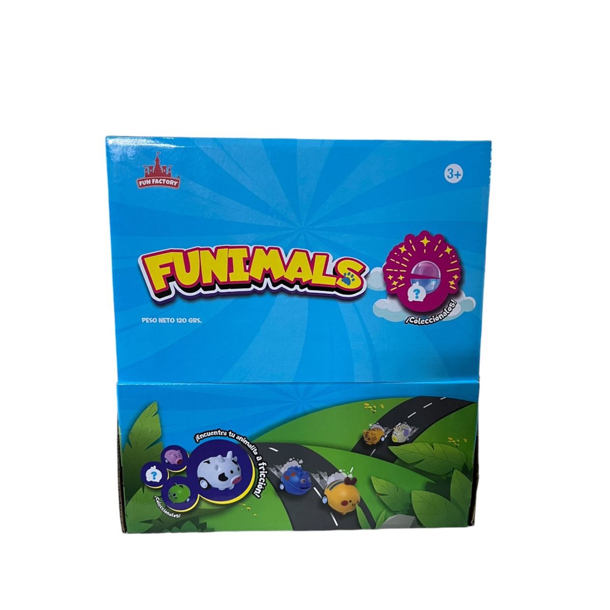 CANDY - Pack 24 Autitos Animales Dulce + Juguete Sorpresa Cumpleaños CANDY