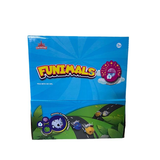 CANDY - Pack 24 Autitos Animales Dulce + Juguete Sorpresa Cumpleaños CANDY