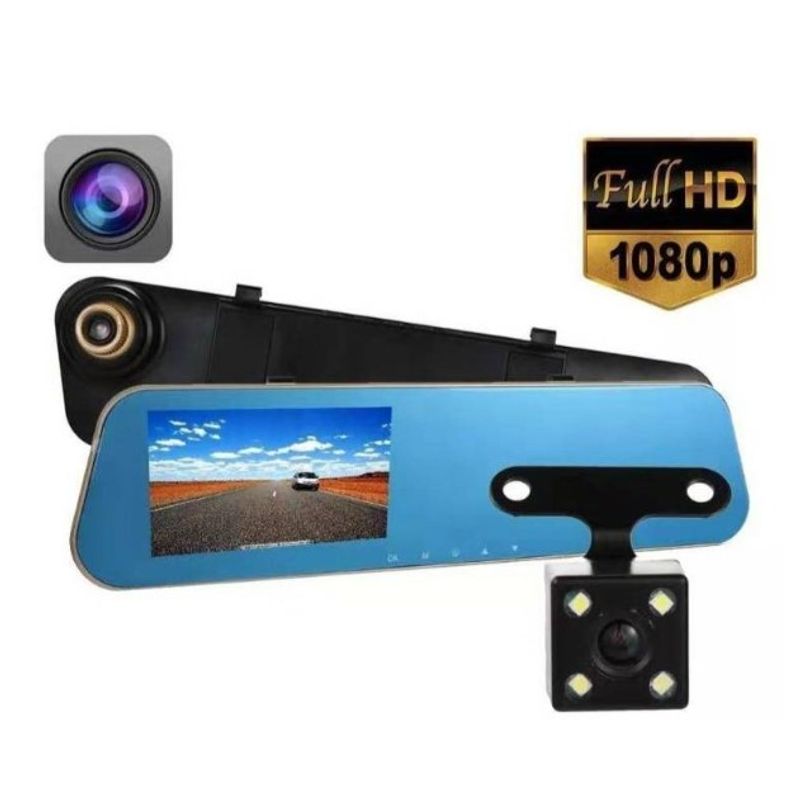 GENERICO - Cámara De Auto Espejo Retrovisor Con Cámara Retroceso