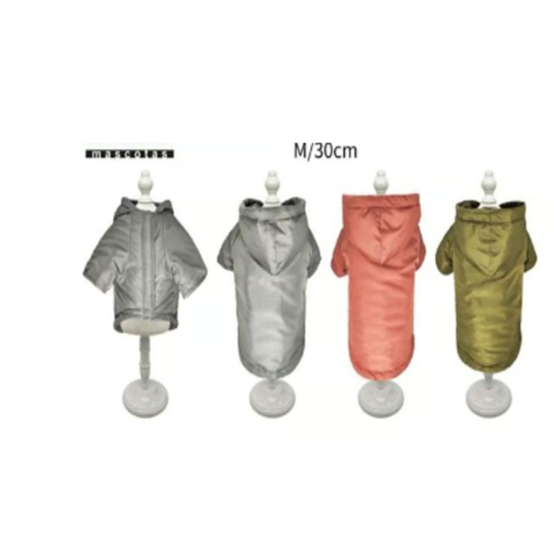 GENERICO - Ropa Para Perros Capucha Color Coral Talla M 30cm