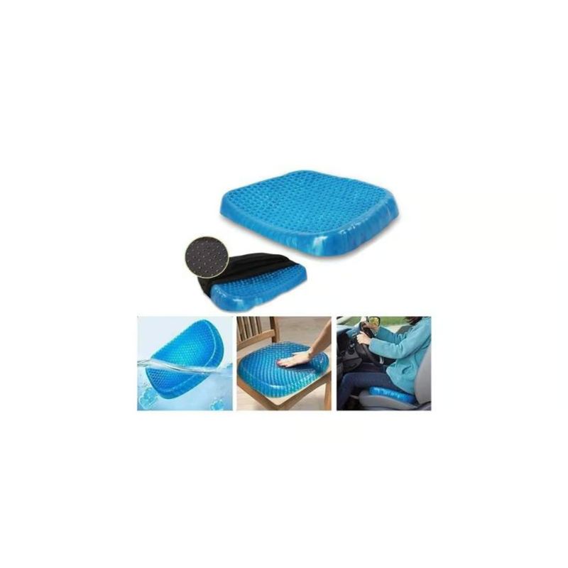 GENERICO - Cojín Silla Gel Goma Ortopédico Ergonómico Auto Asiento
