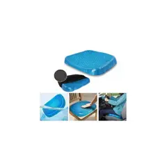 GENERICO - Cojín Silla Gel Goma Ortopédico Ergonómico Auto Asiento