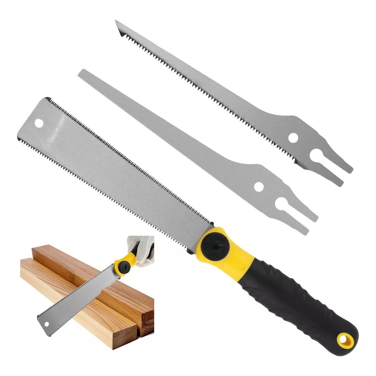 KUANGYE - Sierra Japonesa Serrucho Japones Carpinteria Doble Filo