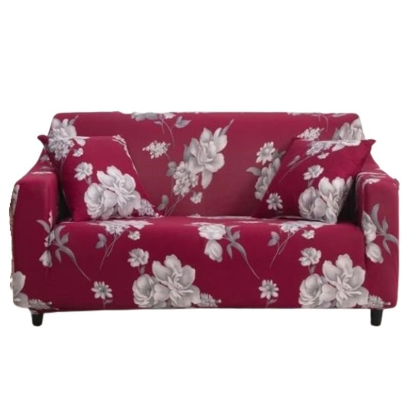 GENERICO - Funda cubre Sillon de tela LISA elasticada de 4 CUERPOS con DISEÑO