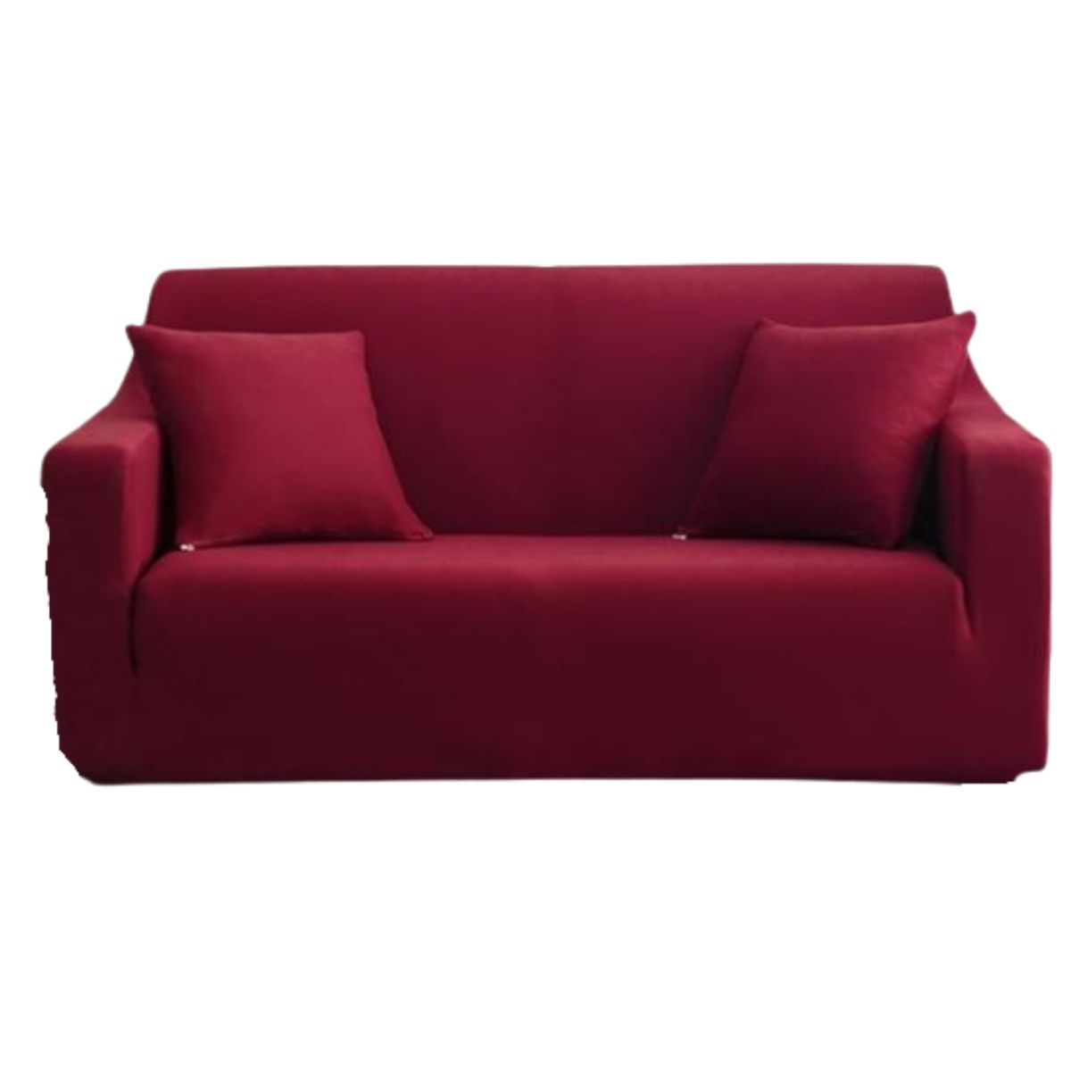 GENERICO - Funda cubre Sillon de tela LISA elasticada de 4 CUERPOS