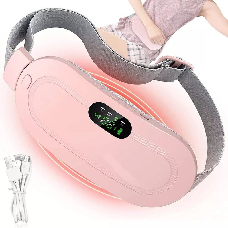 KUANGYE - Cinturon Eléctrico Masajeador Calefaccion Colico Menstruales