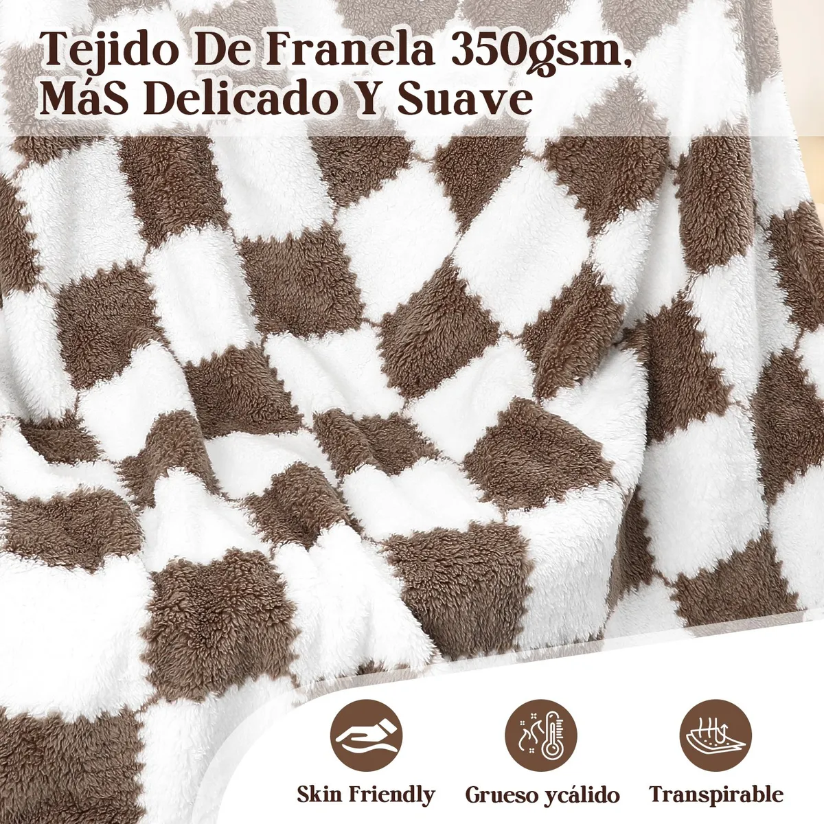 LUKOVEE - Frazada Térmica Illusions King 100x150cm