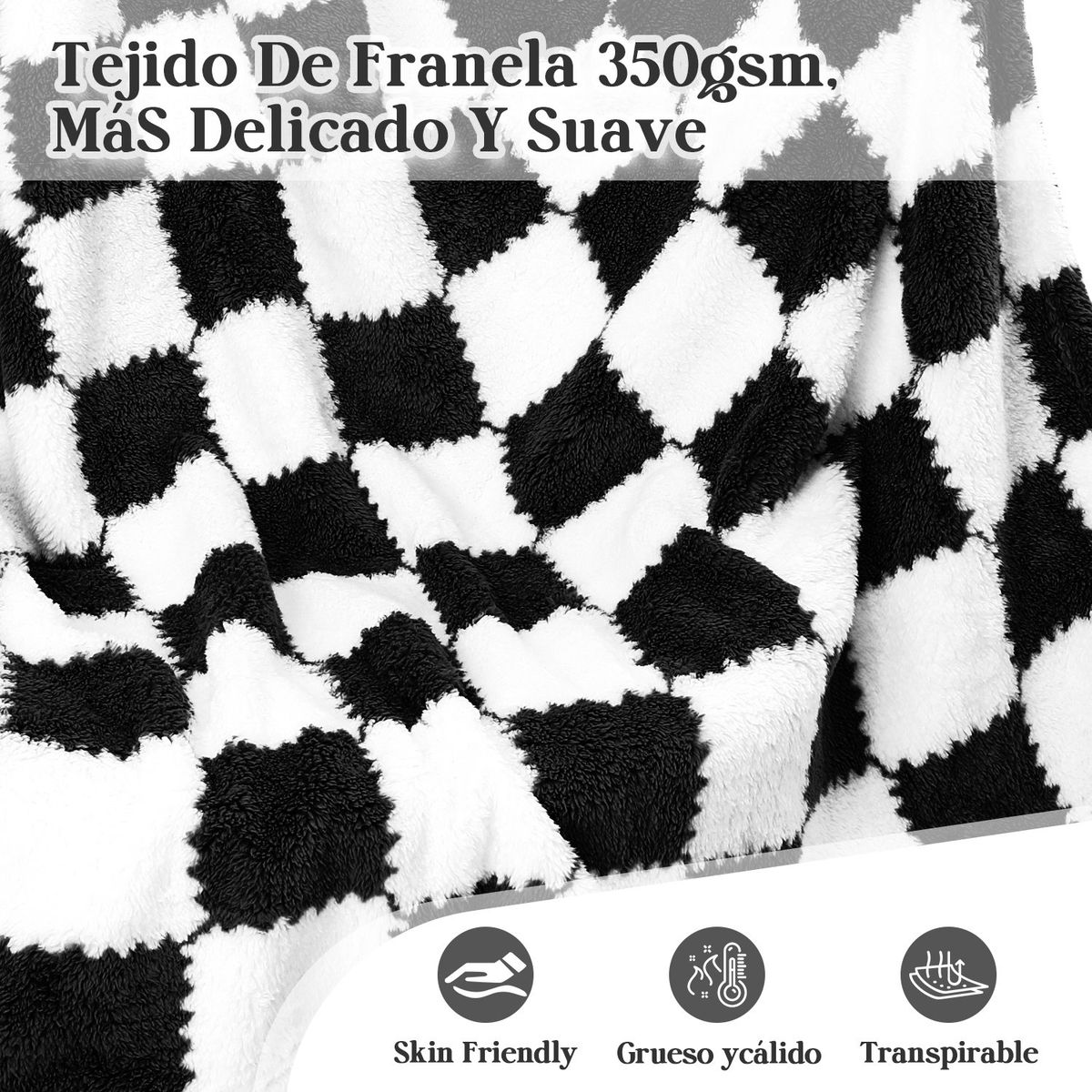 LUKOVEE - Frazada Térmica Illusions King 100x150cm