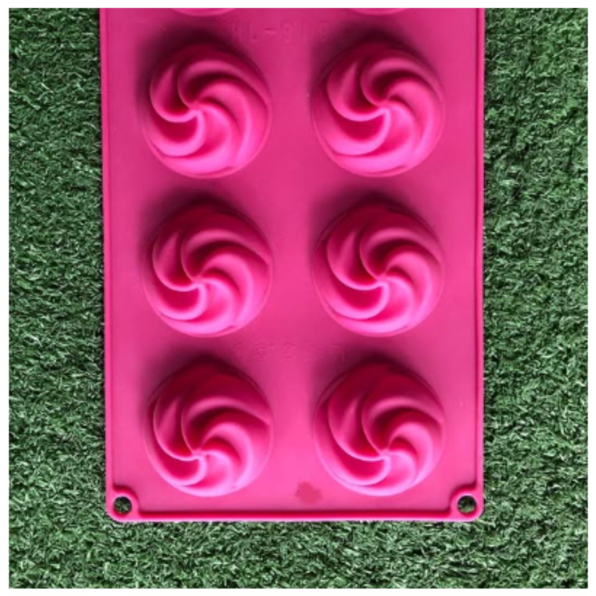 GENERICO - Moldes 6 Espacios Remolino de 5.5 CM