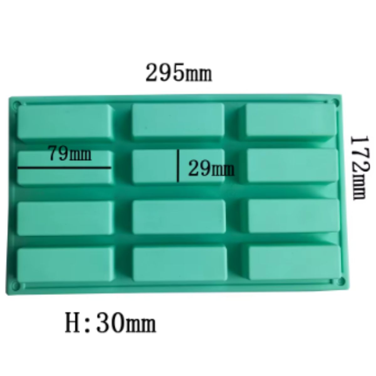 GENERICO - Moldes 12 Espacios Barra Larga