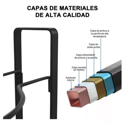 Imagen 2 del producto Estante De Almacenamiento De Metal Cestafútbol De 4niveles