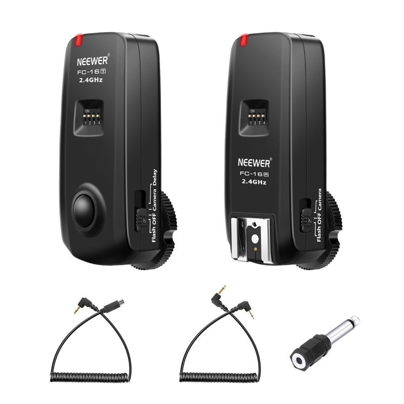 NEEWER - FC-16 3-en-1 24G Disparador de Flash Remoto P Sony A7IV A7 A6400 A9