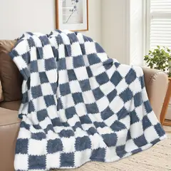 LUKOVEE - Manta Decorativa Tejida Para Sillon Piecera Cama Bohemia