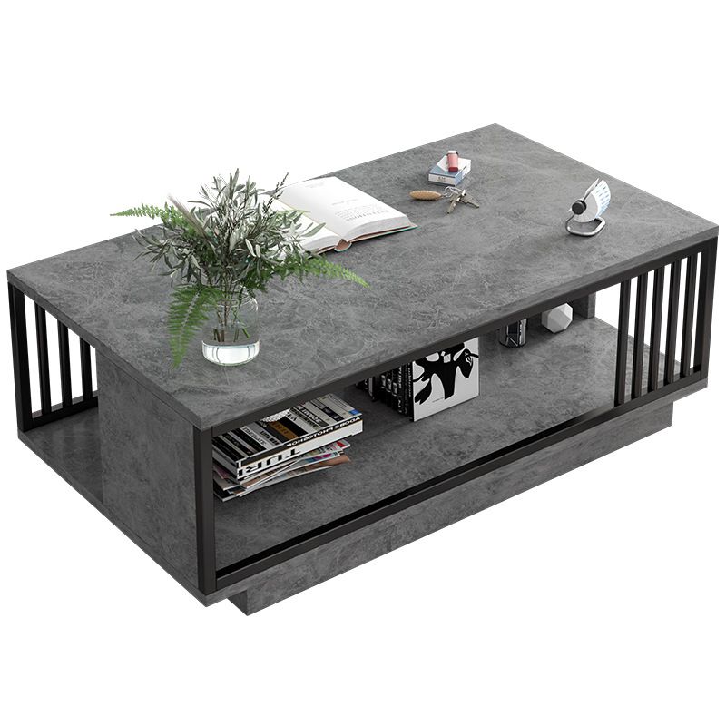 GENERICO - Mesa De Centro Imitación De Piedra Sala De Estar 100x50x40cm