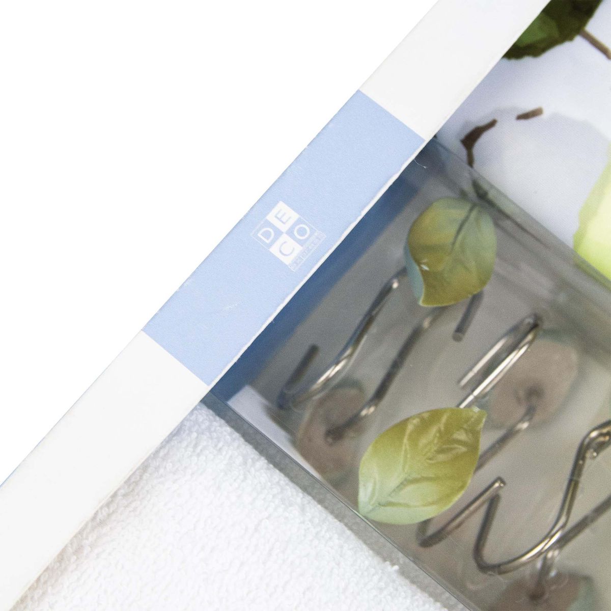 DECO EXPRESS - Set de Baño Jade (Cortina, Ganchos, Toalla y Vaso/dispensador)