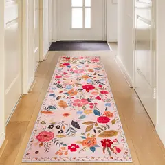 LUKOVEE - Alfombra De Boho Lavable Antideslizantes Vintage 60180 Cm