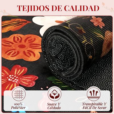 Imagen 2 del producto Alfombra De Boho Lavable Antideslizantes Vintage 60x90 Cm