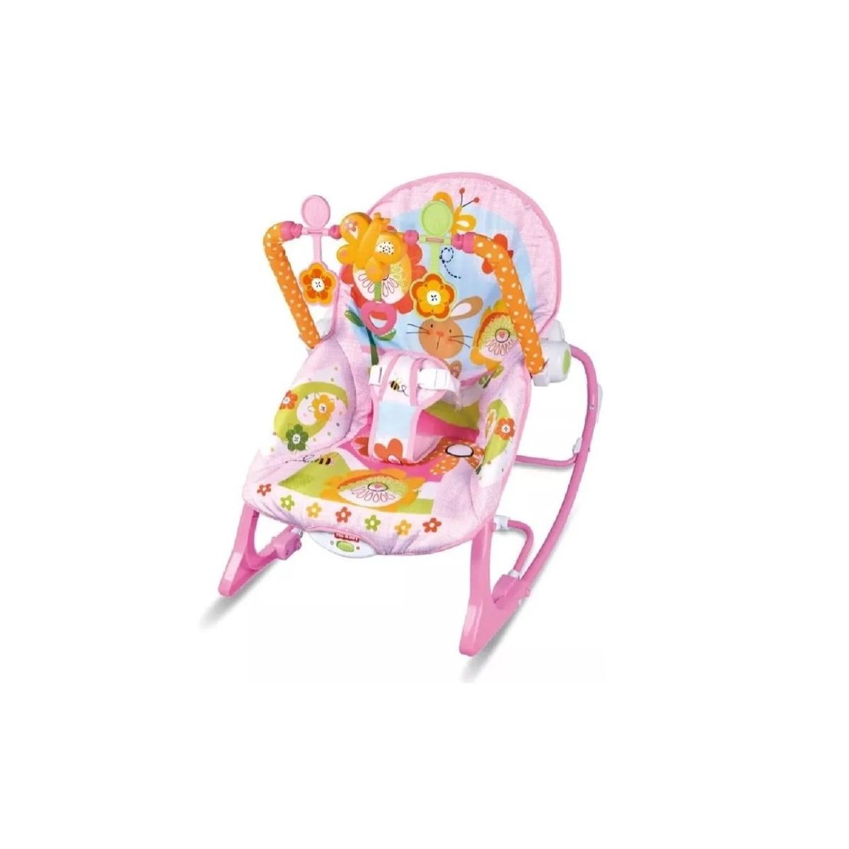 GENERICO - Silla Mecedora Musical Para Bebe 3 En 1 Pink