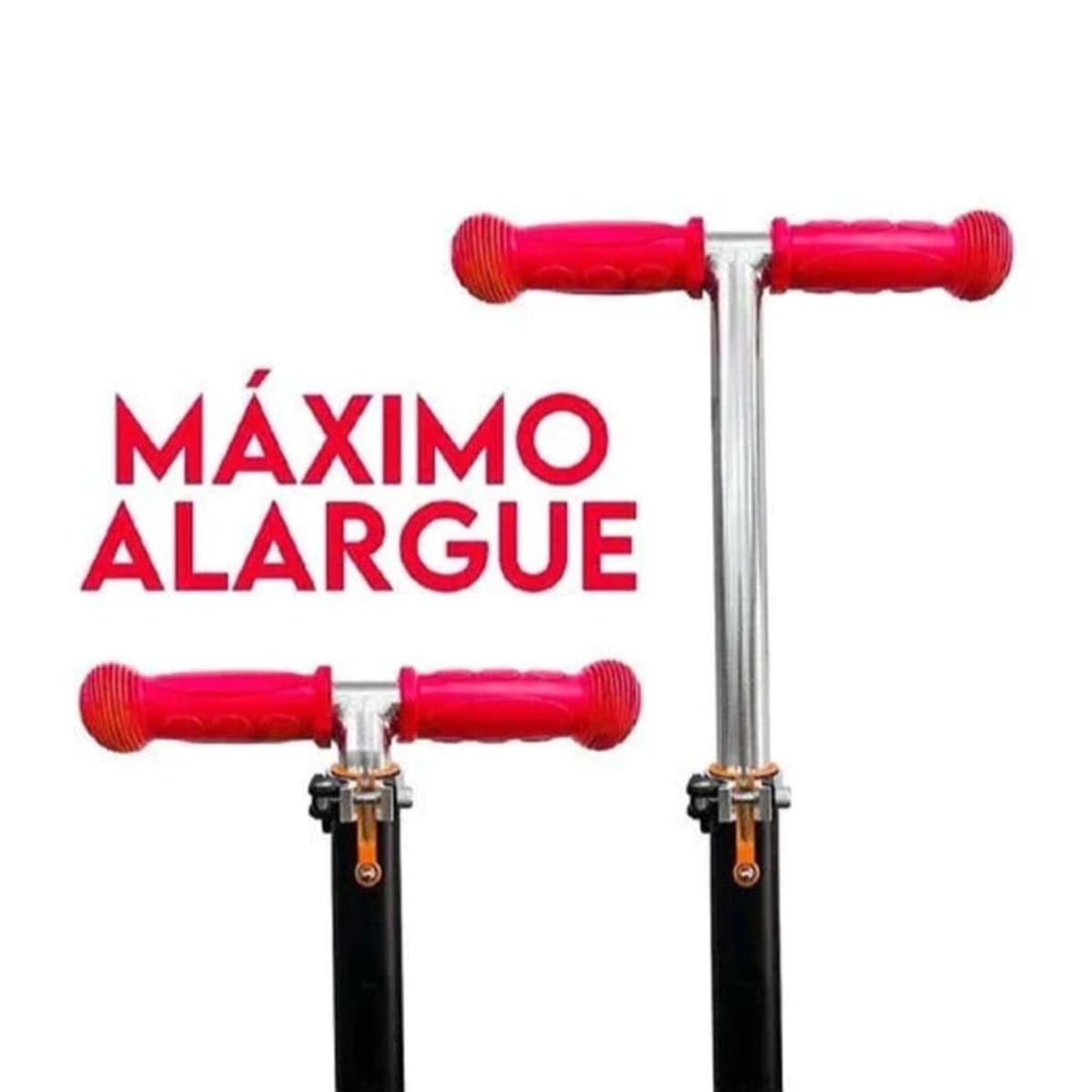 GENERICO - Scooter Monopatín Infantil Fucsia con Flores D10