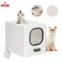 Arenero Para Gatos Cerrado Grande Con Pala