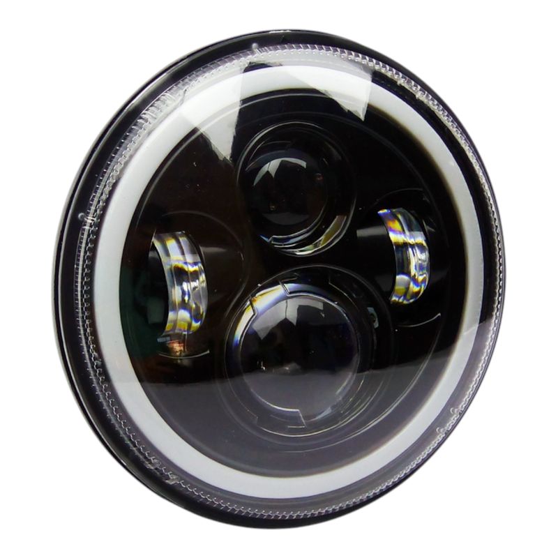 GENERICO - 2x Foco LED Delantero Para Vehiculos 12-24V Con Ojo De Angel