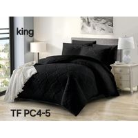Cubrecama De Verano Quilt Medida King Negro