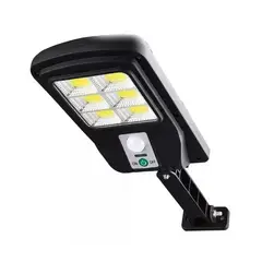 GENERICO - Pack 4 foco solar led exterior con sensor de movimiento negro