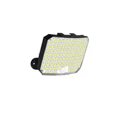 GENERICO - Foco solar exterior panel solar luces solares 100w negro