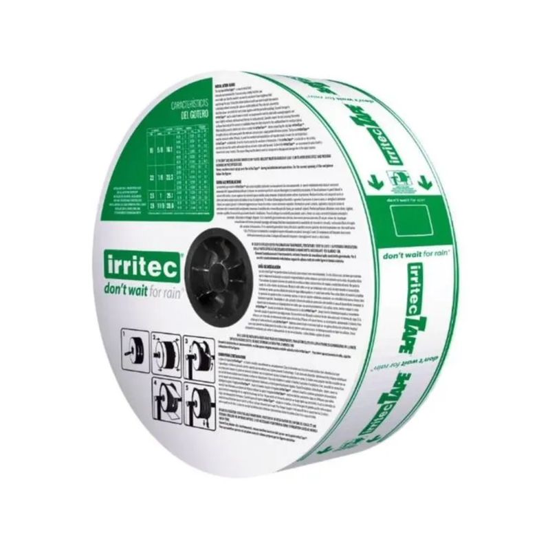 GENERICO - Cinta De Riego Tape 58-5mil 10cm - 106lhm - 500mts
