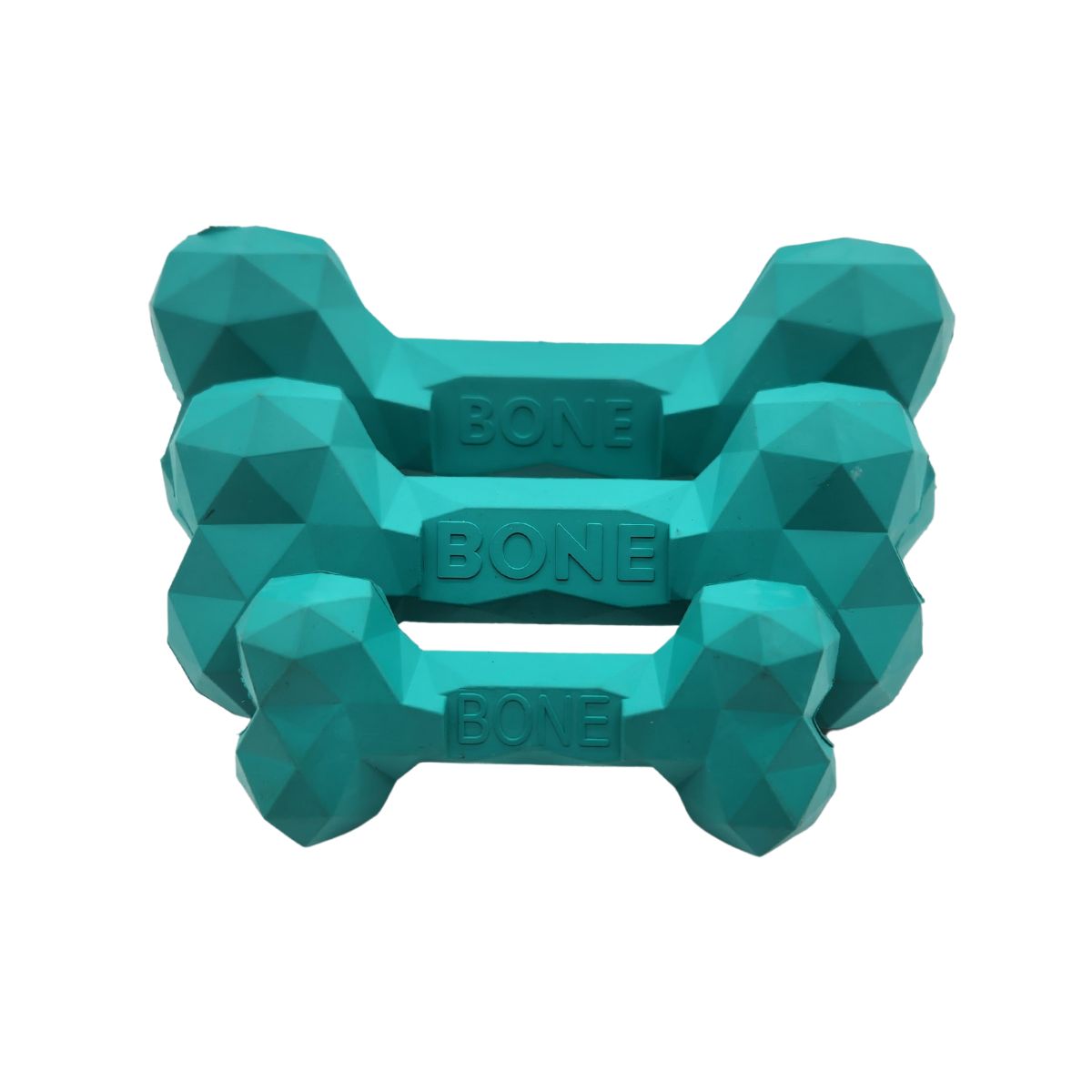 GENERICO - Juguete Perro Porta Premios - The Bone S 11x5cm Turquesa