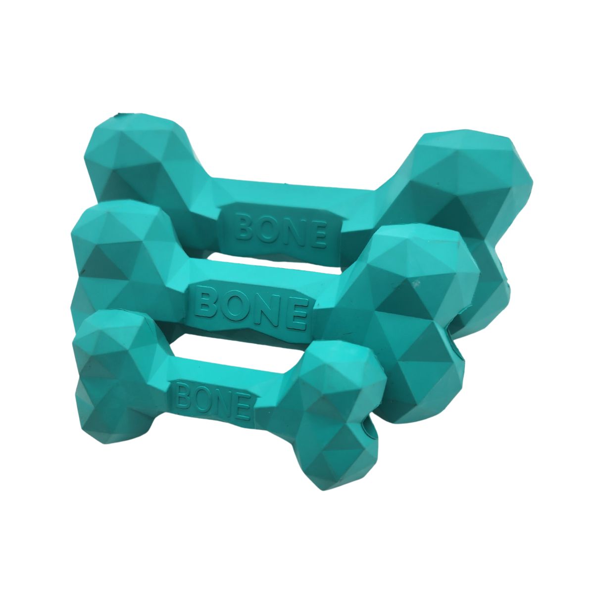 GENERICO - Juguete Perro Porta Premios - The Bone S 11x5cm Turquesa