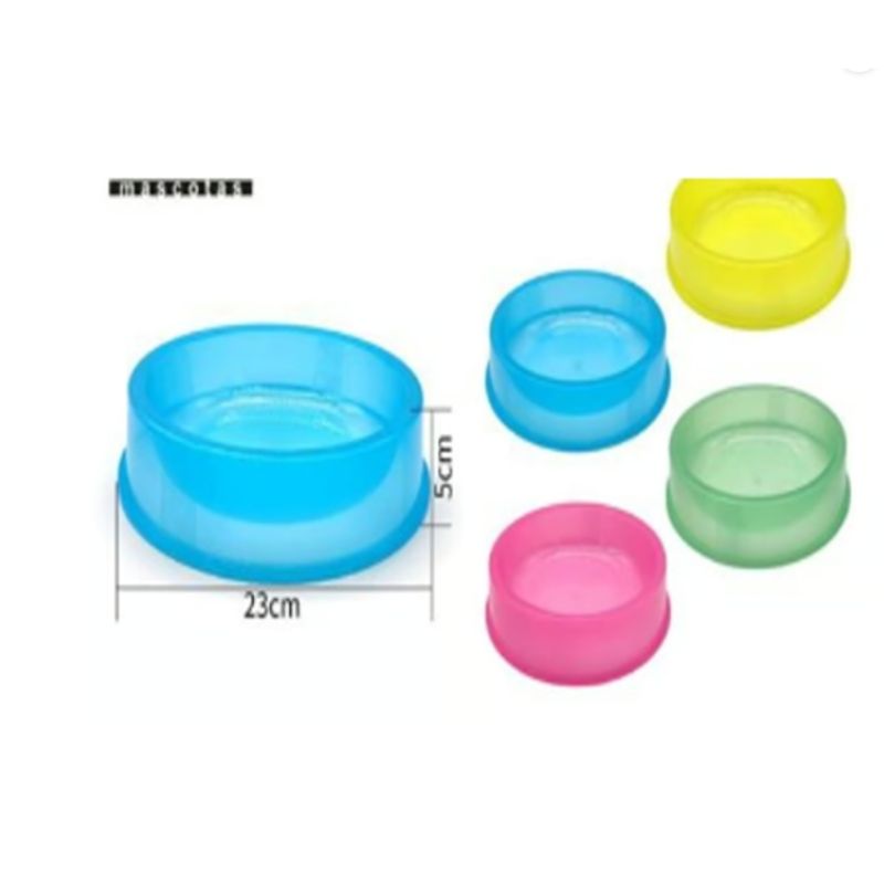 GENERICO - Bowl Para Perro Comida Color Amarillo Redondo 23cm