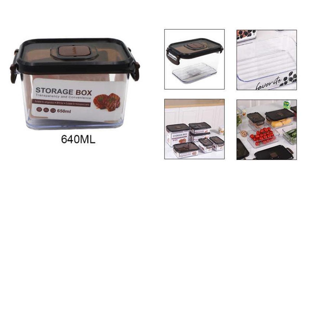 GENERICO - Envase Hermetico contenedor  640ml